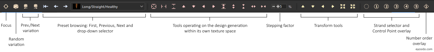 HairTG-Cards Toolbar